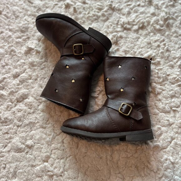 OshKosh B'gosh Other - OshKosh B'gosh girls tamiko star boots brown